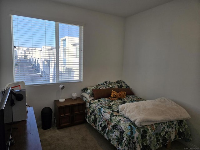 bedroom with carpet flooring