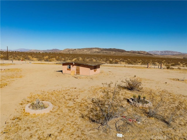 exterior space featuring a rural view