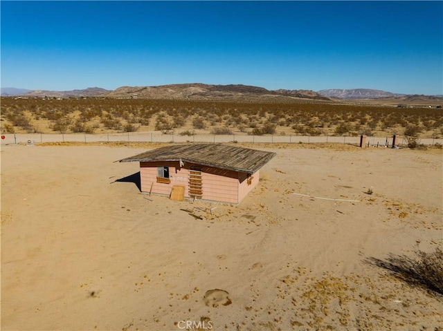 exterior space featuring a rural view