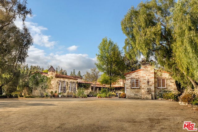 view of mediterranean / spanish house