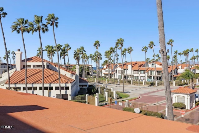 view of street featuring a residential view