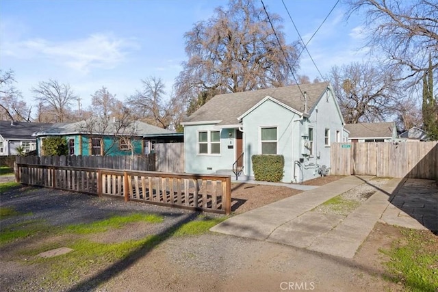 view of bungalow