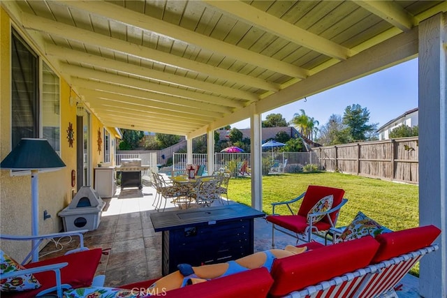 view of patio