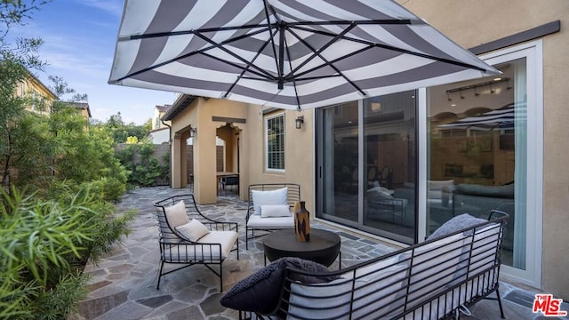 view of patio / terrace with outdoor lounge area