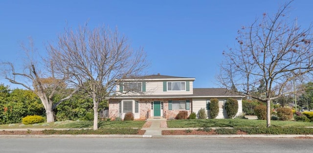 view of property with a front yard