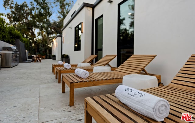 view of patio / terrace featuring grilling area