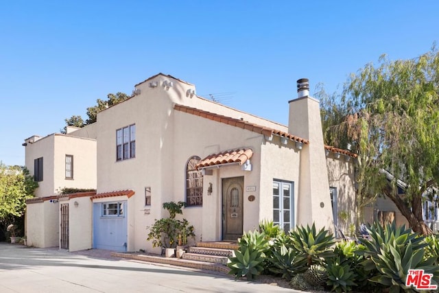 view of mediterranean / spanish house