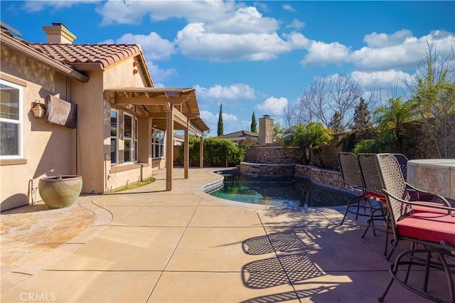 view of patio