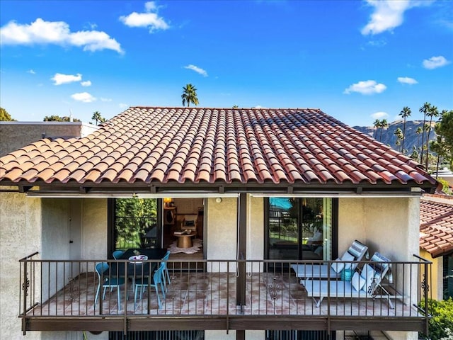 view of rear view of property