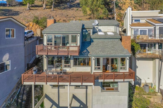 view of rear view of house