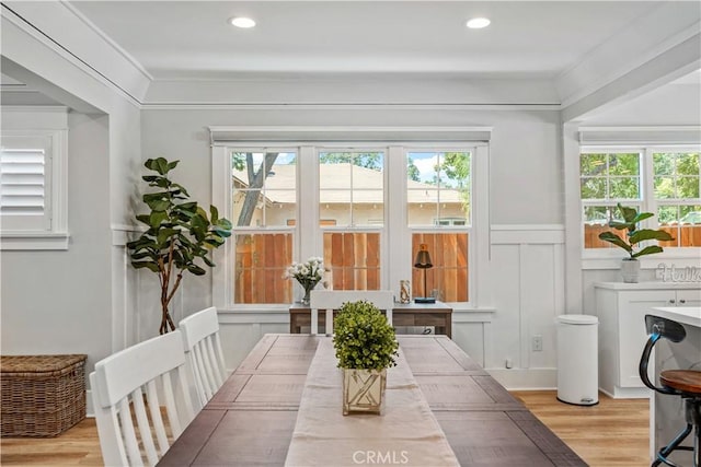 interior space featuring light hardwood / wood-style flooring