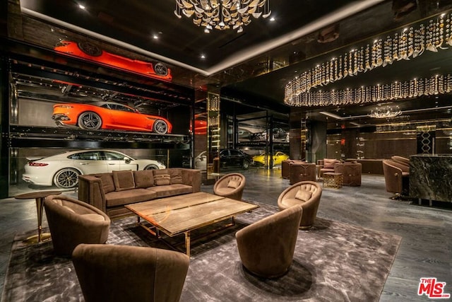 wine cellar with hardwood / wood-style floors