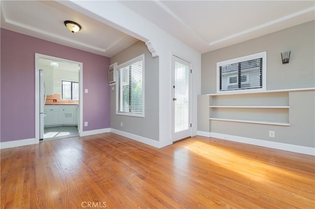 interior space featuring hardwood / wood-style flooring