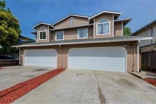 view of front property featuring a garage