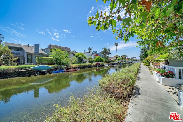 property view of water