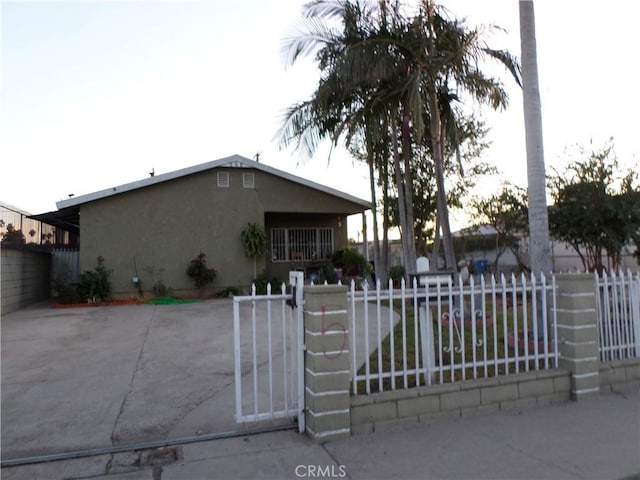 view of front of home