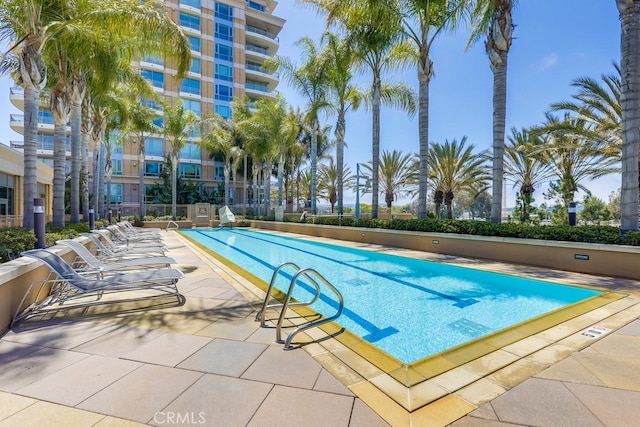 view of pool