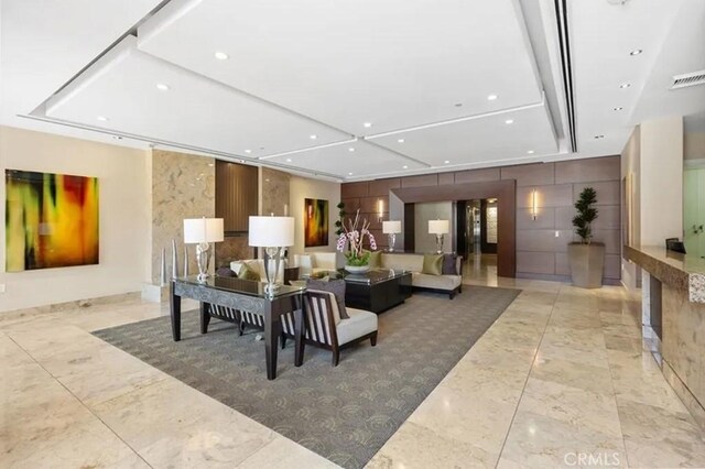 lobby with visible vents