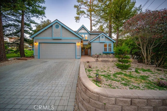 craftsman-style house with a garage