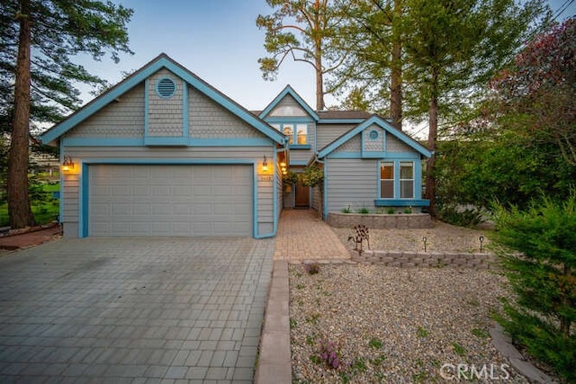 craftsman-style house with a garage