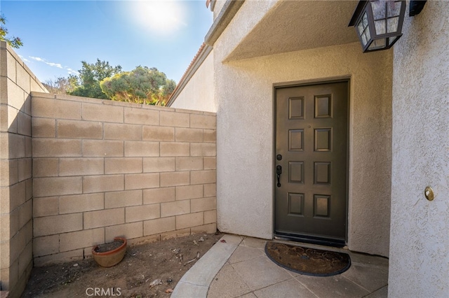 view of property entrance