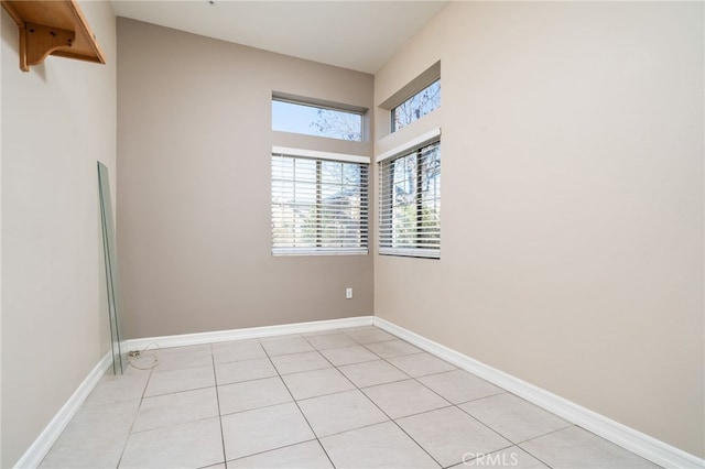 view of tiled empty room