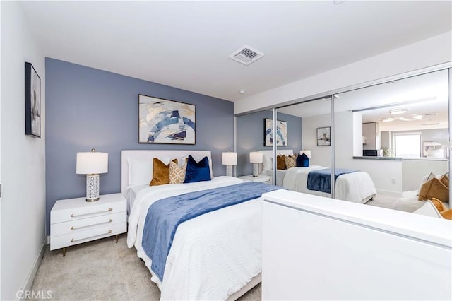 3810 Wilshire Blvd Unit 2010, Los Angeles, CA 90010 - bedroom with carpet flooring and a closet