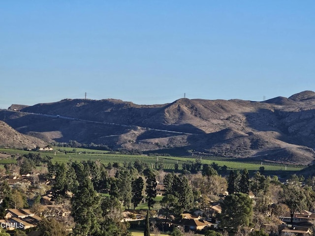 view of mountain feature