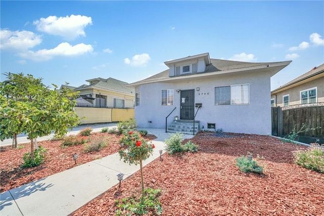 view of bungalow-style home