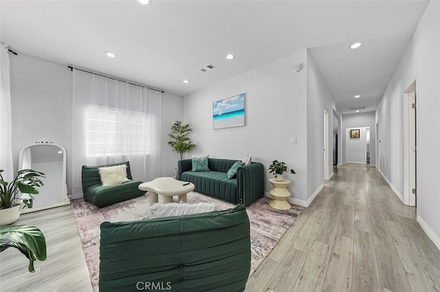 interior space featuring light hardwood / wood-style flooring