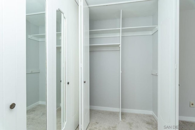 view of closet