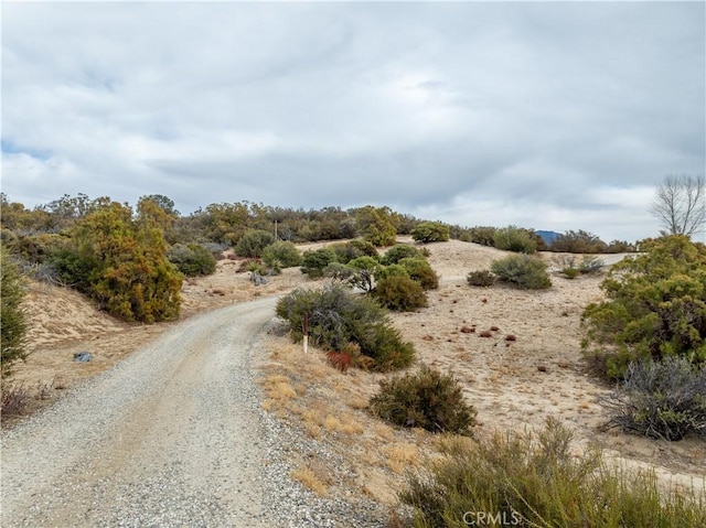 view of road