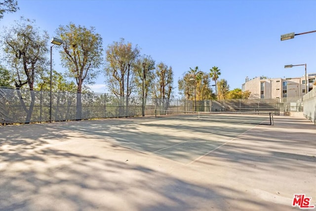 view of sport court