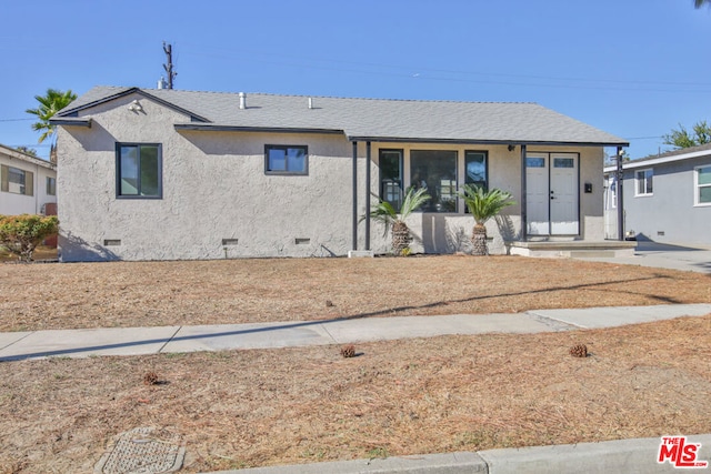 view of front of property