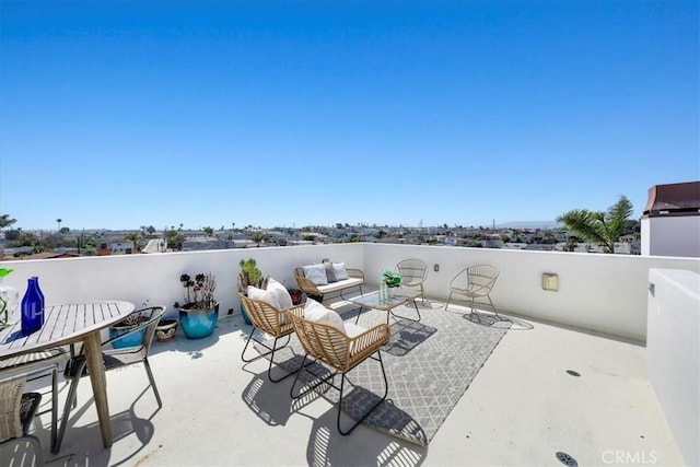 1612 Speyer Ln, Redondo Beach, CA 90278 - view of patio with an outdoor living space