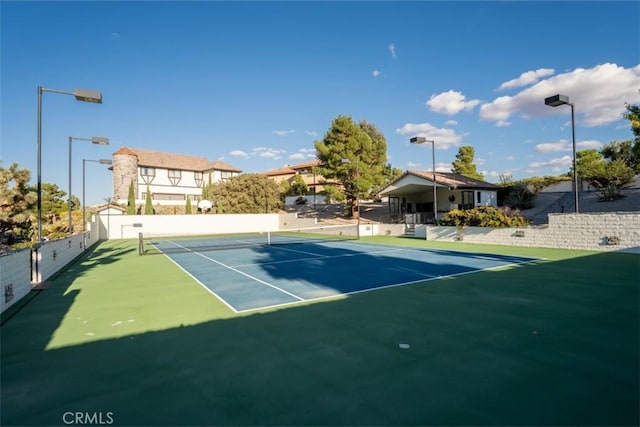 view of sport court