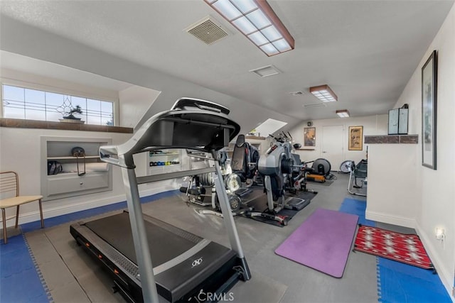 view of workout room