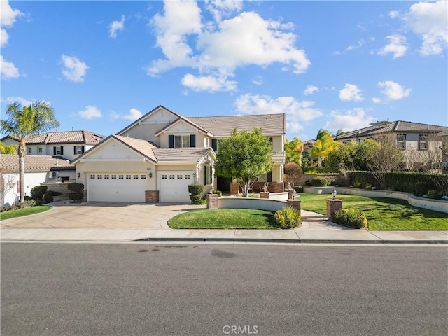 view of front of property with a front yard