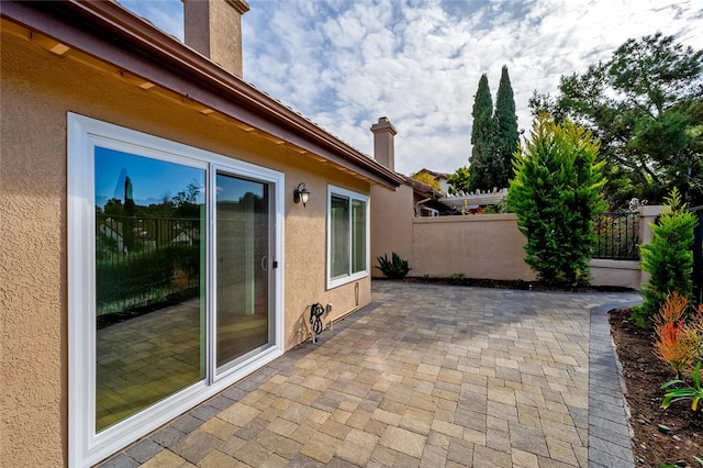 view of patio