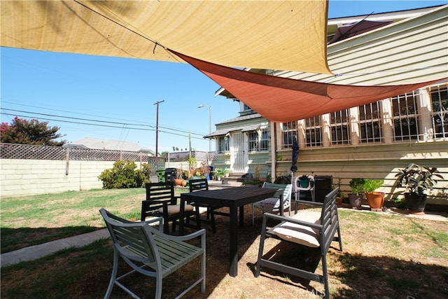 view of patio