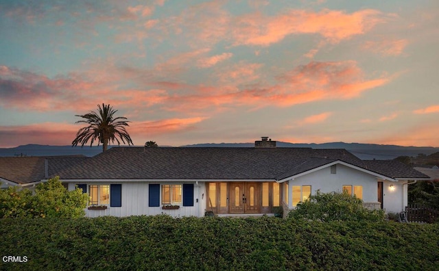 2335 Whitney Ave, Summerland, CA 93067 - view of front of property with stucco siding and a chimney