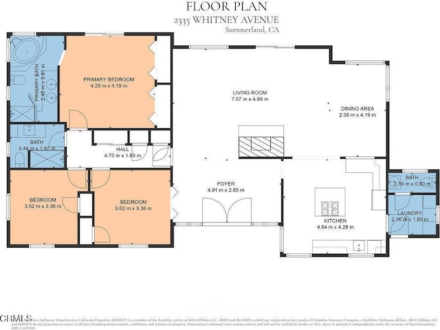 2335 Whitney Ave, Summerland, CA 93067 - floor plan