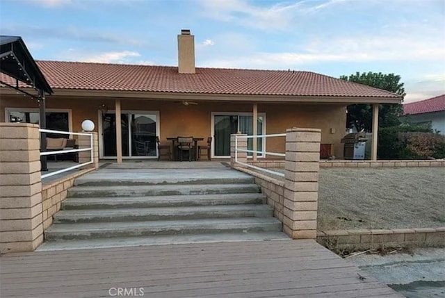 view of rear view of house