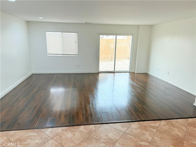 view of tiled empty room