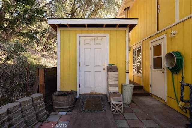 view of outbuilding