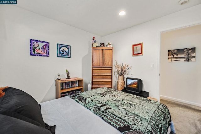 bedroom featuring carpet floors