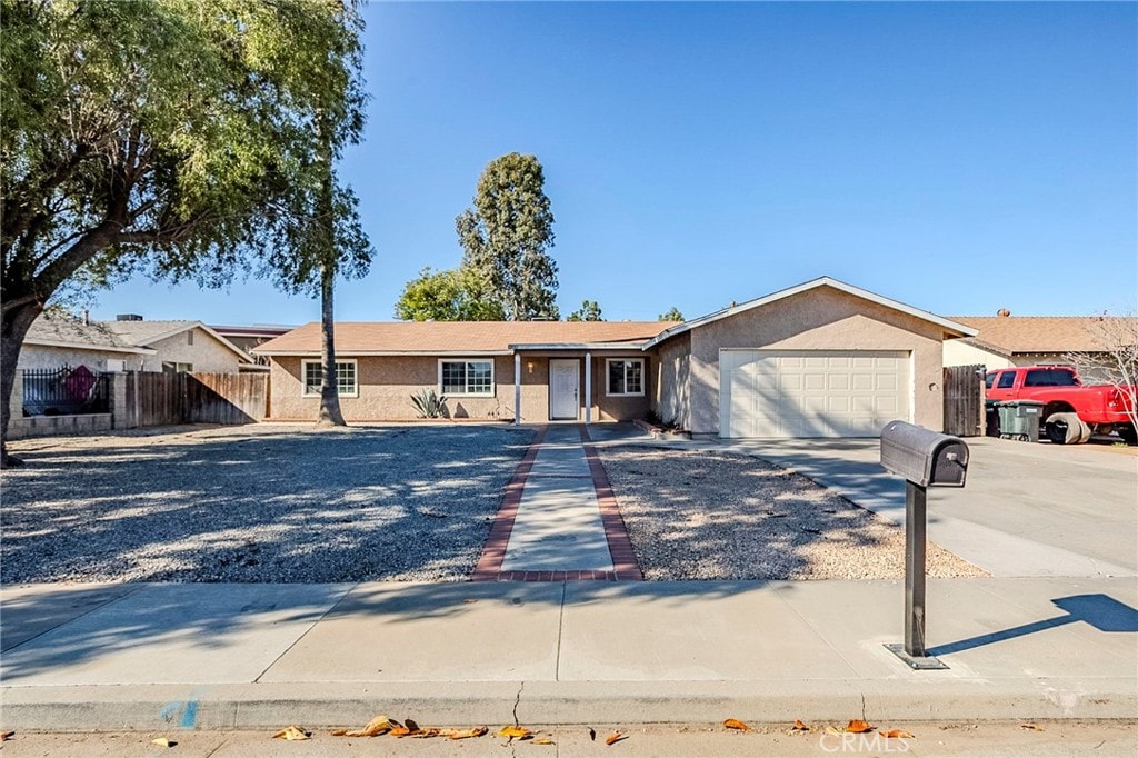 ranch-style house with a garage