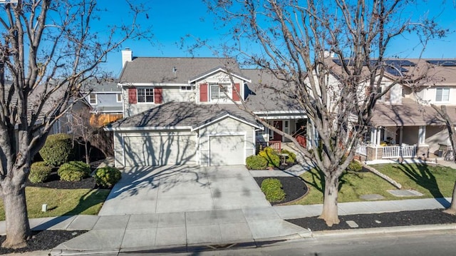 view of front of home with a porch