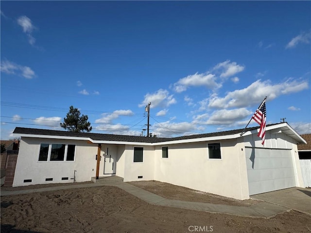 view of ranch-style house