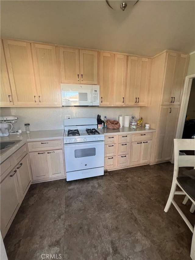 kitchen featuring white appliances